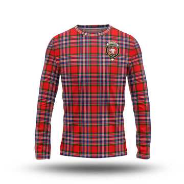 MacFarlane Modern Tartan Long Sleeve T-Shirt with Family Crest
