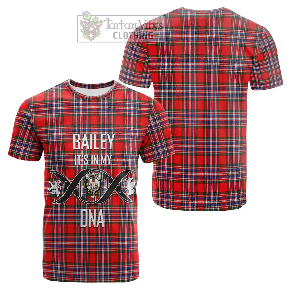 Tartan Vibes Clothing MacFarlane Modern Tartan Cotton T-shirt with Family Crest DNA In Me Style