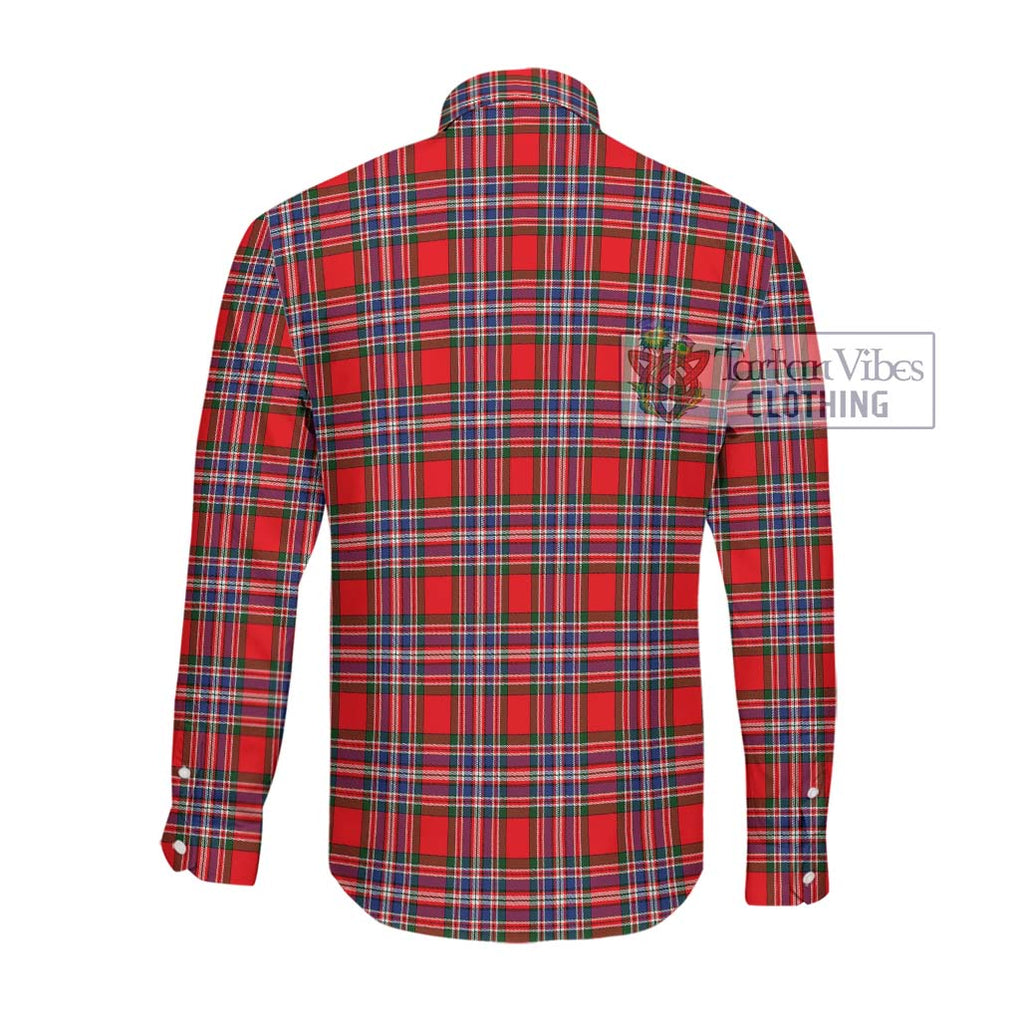 MacFarlane (McFarlane) Tartan Long Sleeve Button Shirt with Family Crest DNA In Me Style - Tartanvibesclothing Shop