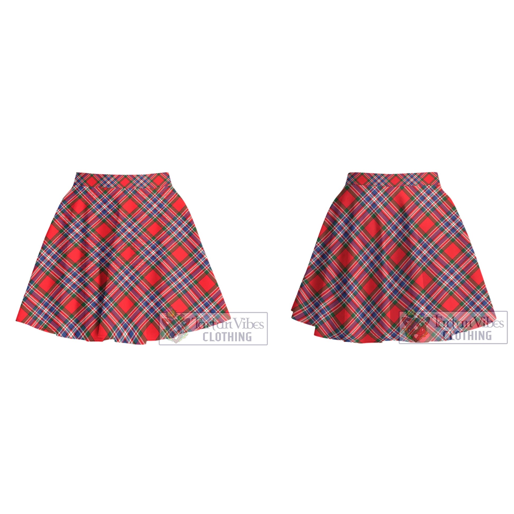 Tartan Vibes Clothing MacFarlane Modern Tartan Women's Plated Mini Skirt