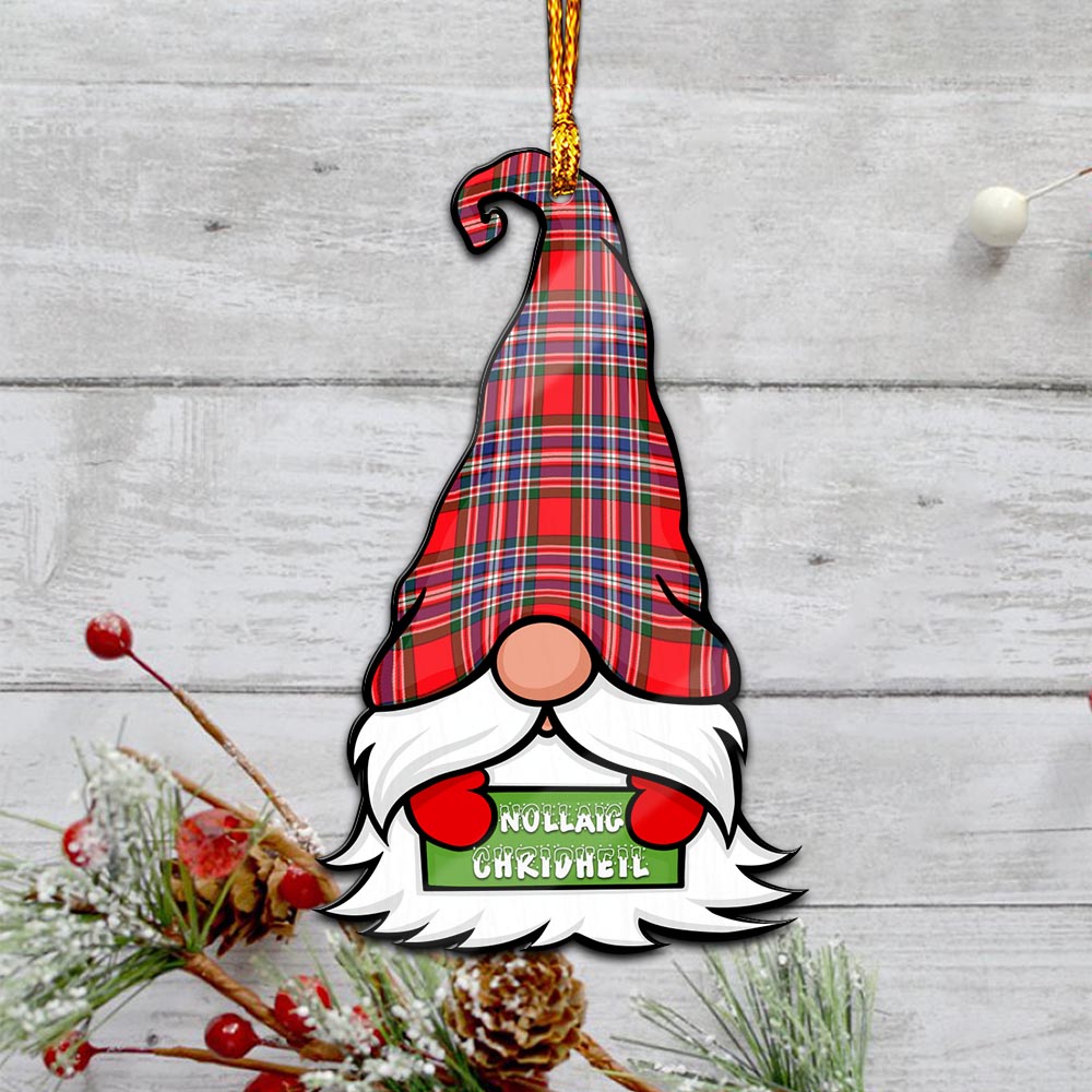 MacFarlane Modern Gnome Christmas Ornament with His Tartan Christmas Hat - Tartanvibesclothing