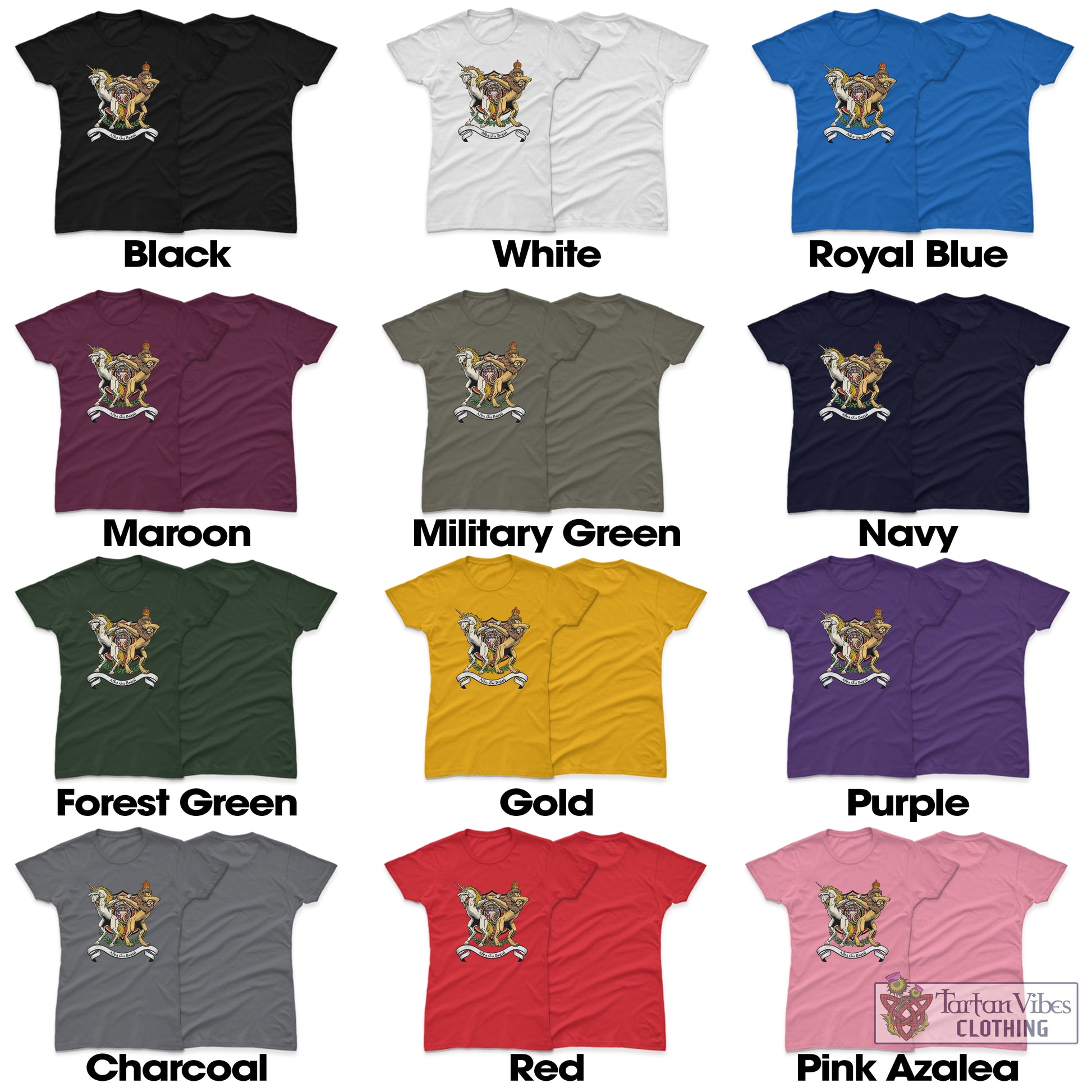 Tartan Vibes Clothing MacFarlane Modern Family Crest Cotton Women's T-Shirt with Scotland Royal Coat Of Arm Funny Style