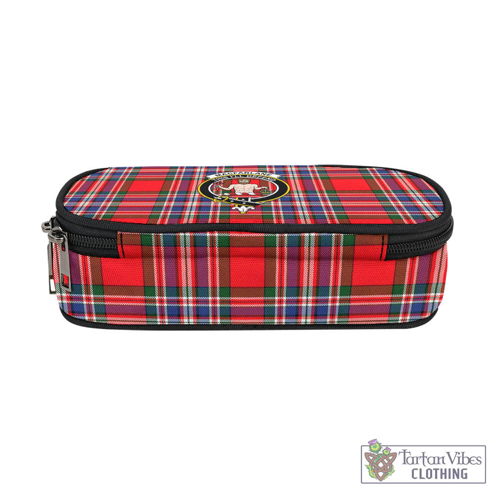 Tartan Vibes Clothing MacFarlane Modern Tartan Pen and Pencil Case with Family Crest