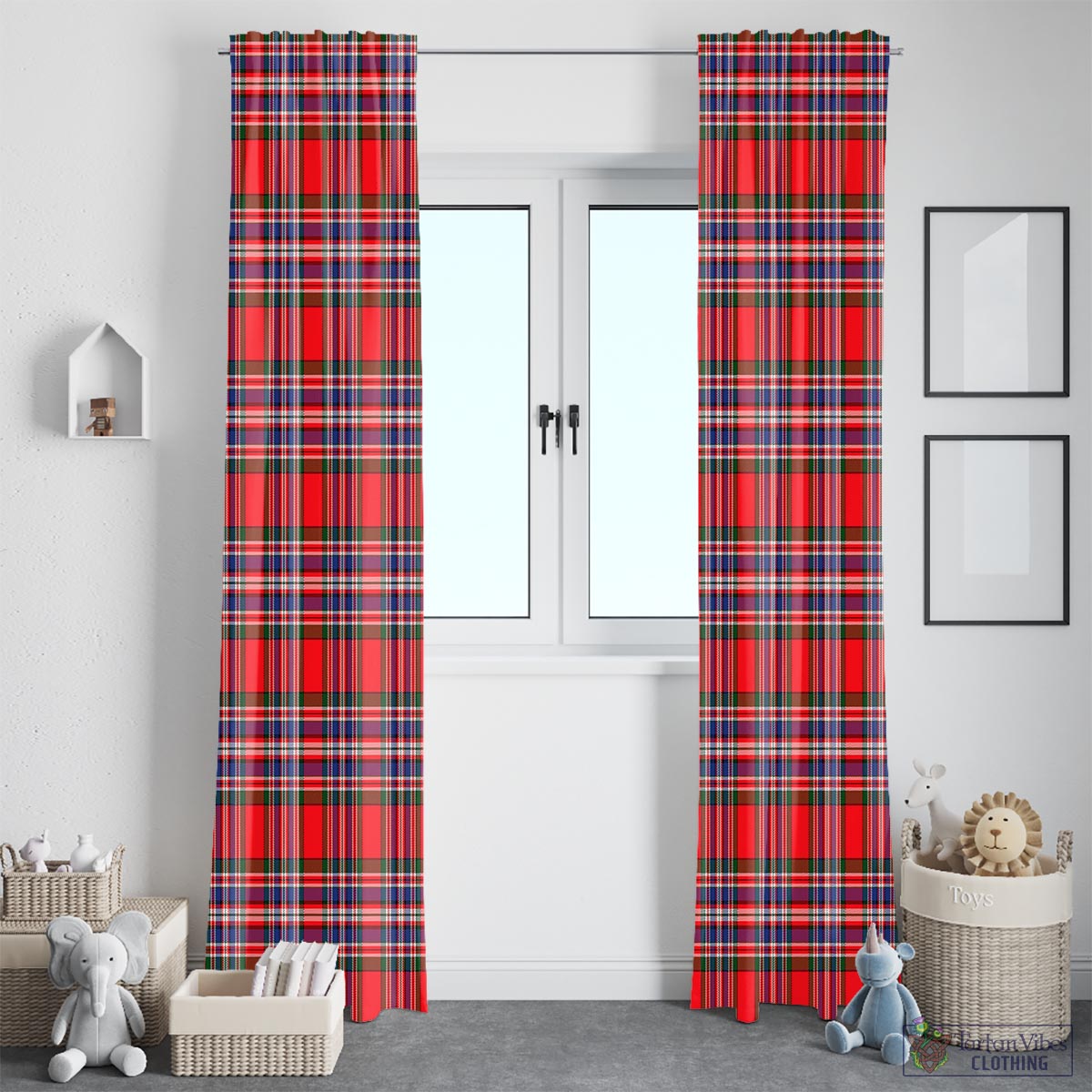 MacFarlane Modern Tartan Window Curtain