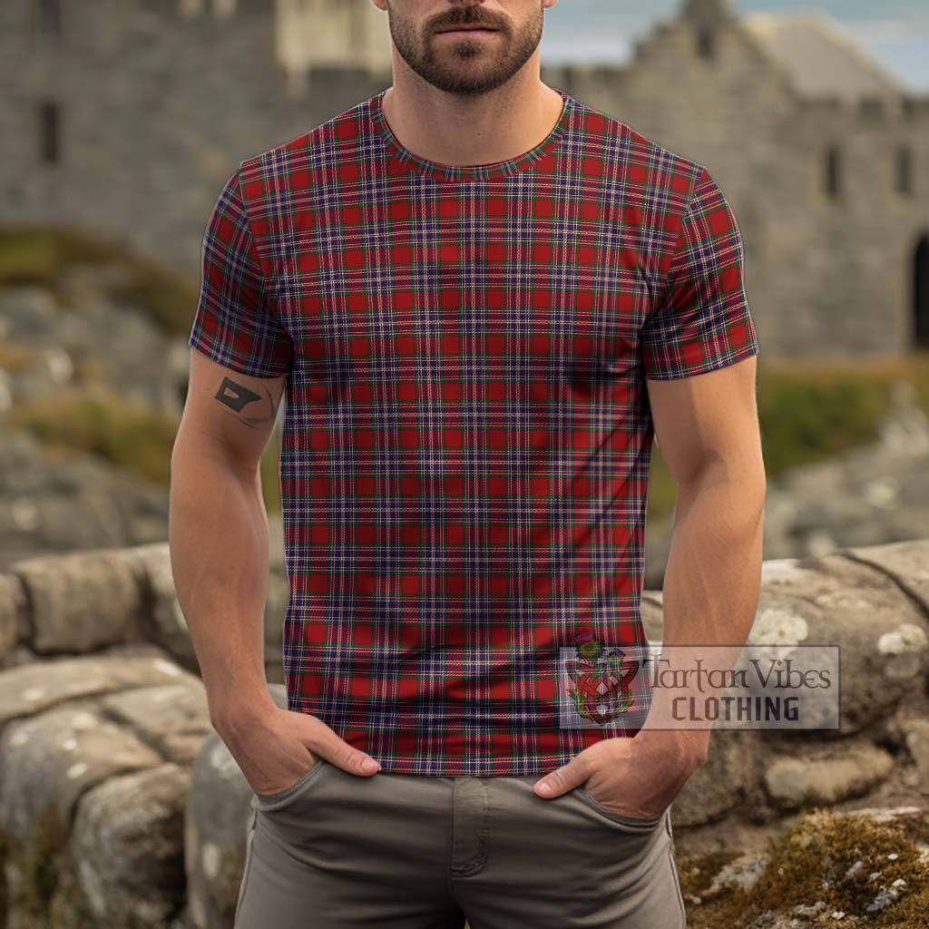 MacFarlane Red Tartan Cotton T-Shirt Men's Shirt - Tartanvibesclothing Shop