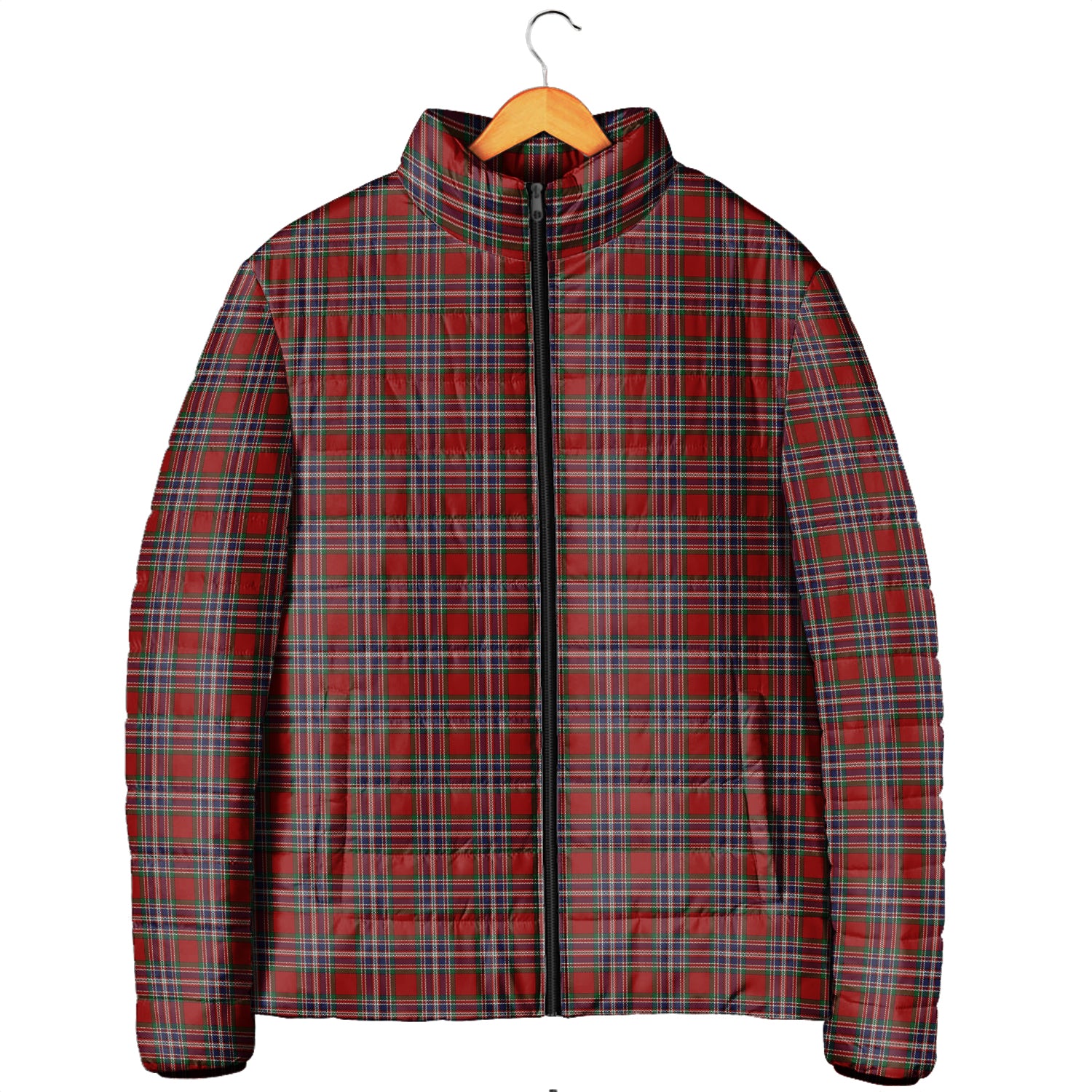 MacFarlane Red Tartan Padded Jacket Men's Padded Jacket - Tartan Vibes Clothing