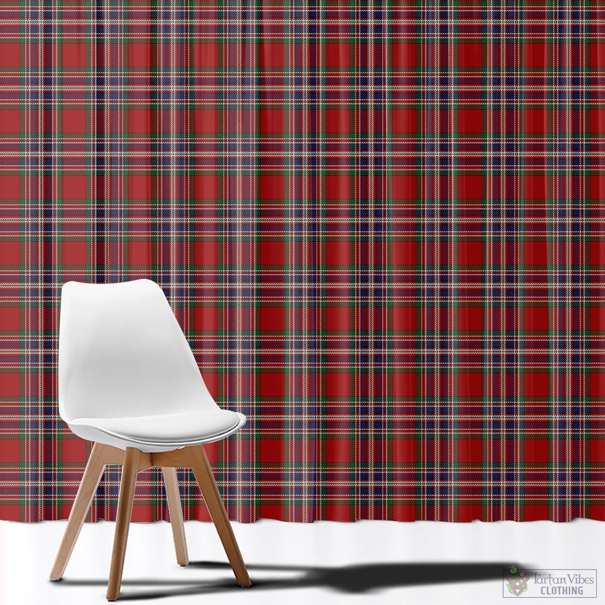 MacFarlane Red Tartan Window Curtain