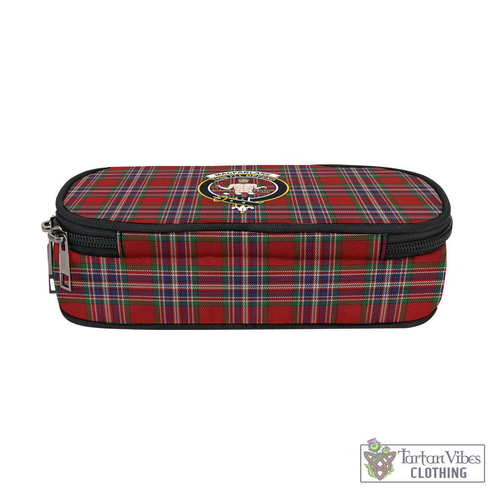 Tartan Vibes Clothing MacFarlane Red Tartan Pen and Pencil Case with Family Crest