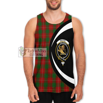 MacFie (McFie) Tartan Men's Tank Top with Family Crest Circle Style