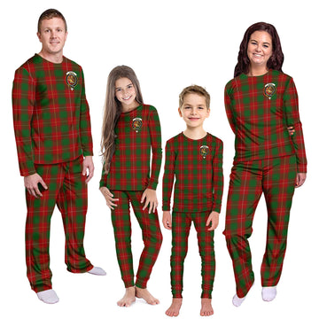 MacFie (McFie) Tartan Pajamas Family Set with Family Crest