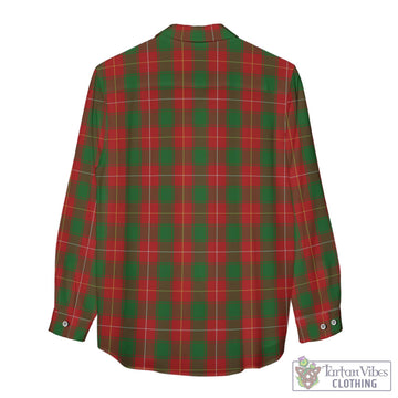 MacFie (McFie) Tartan Women's Casual Shirt with Family Crest