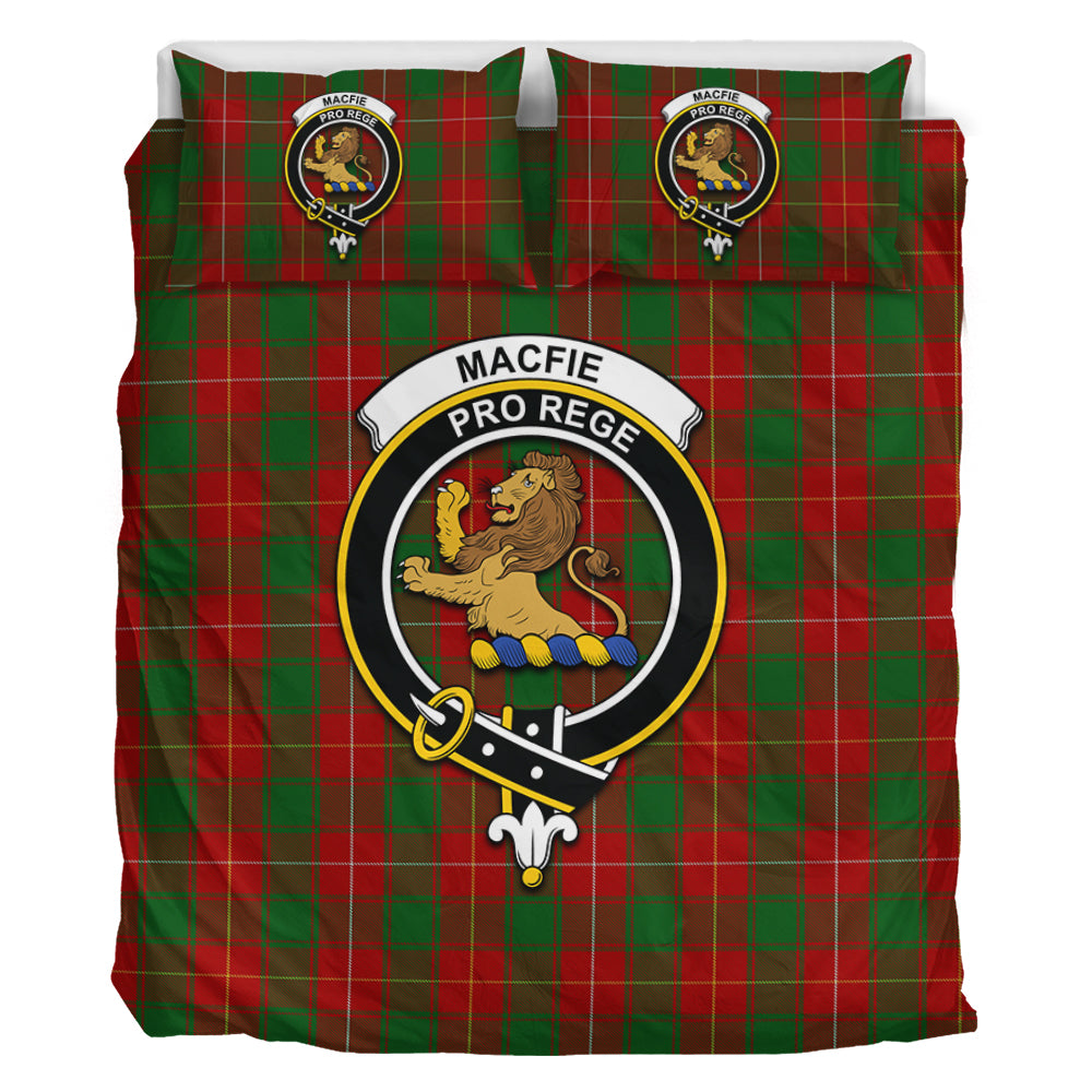 MacFie (McFie) Tartan Bedding Set with Family Crest - Tartan Vibes Clothing