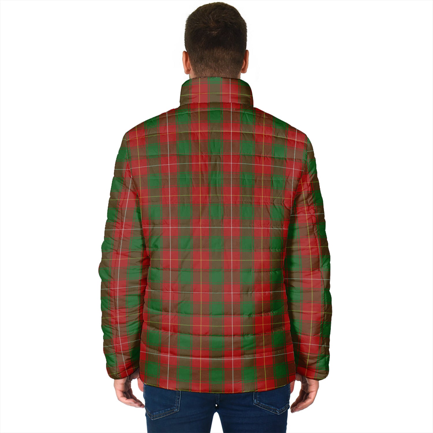 MacFie (McFie) Tartan Padded Jacket with Family Crest - Tartan Vibes Clothing