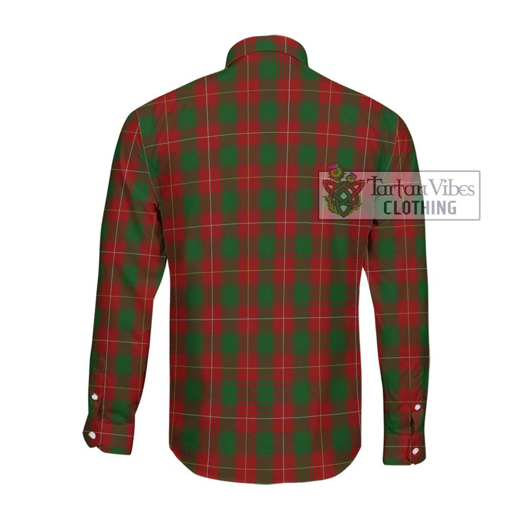 MacFie (McFie) Tartan Long Sleeve Button Shirt with Family Crest DNA In Me Style - Tartanvibesclothing Shop