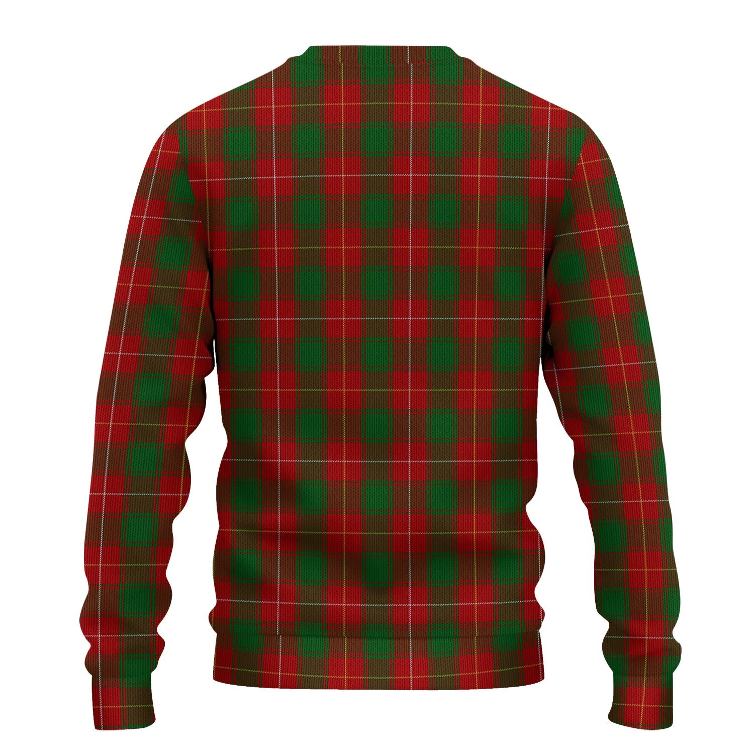 MacFie Tartan Knitted Sweater with Family Crest - Tartanvibesclothing