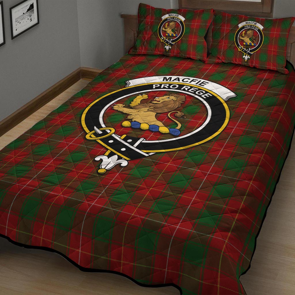 MacFie (McFie) Tartan Quilt Bed Set with Family Crest - Tartan Vibes Clothing