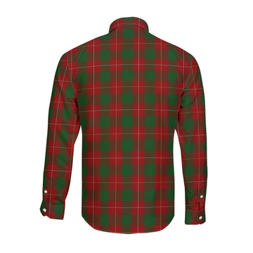 MacFie (McFie) Tartan Long Sleeve Button Up Shirt with Family Crest