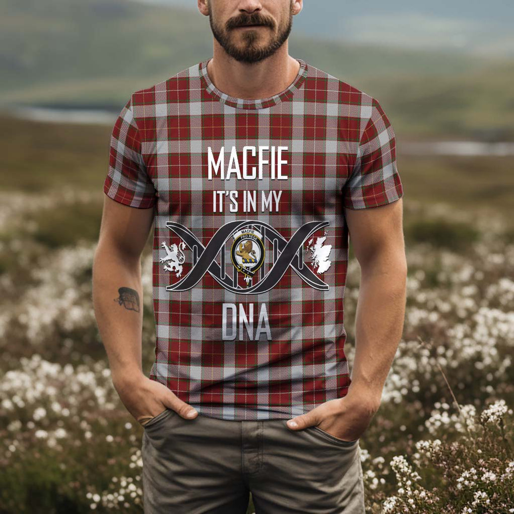 MacFie Dress Tartan T-Shirt with Family Crest DNA In Me Style Kid's Shirt - Tartan Vibes Clothing