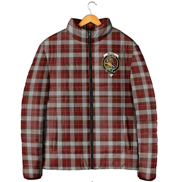 MacFie Dress Tartan Padded Jacket with Family Crest