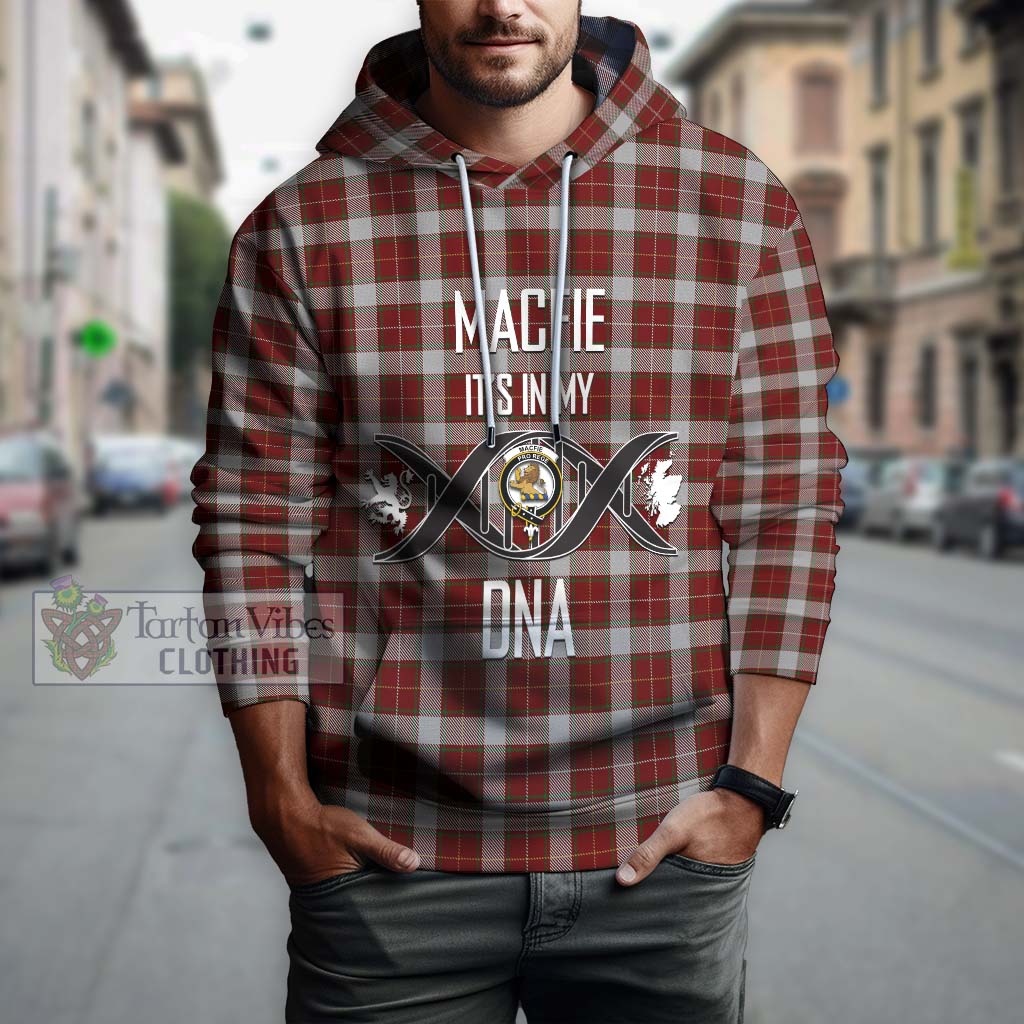 Tartan Vibes Clothing MacFie Dress Tartan Hoodie with Family Crest DNA In Me Style