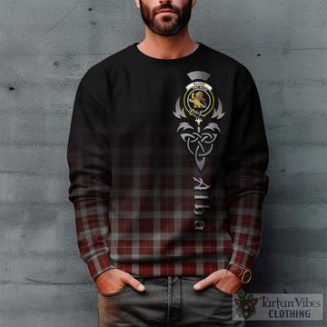 MacFie Dress Tartan Sweatshirt Featuring Alba Gu Brath Family Crest Celtic Inspired