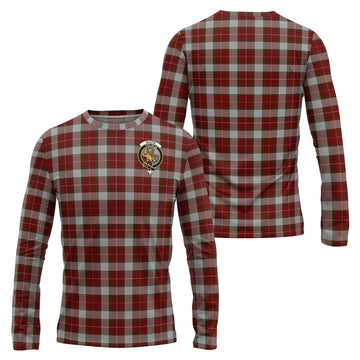 MacFie Dress Tartan Long Sleeve T-Shirt with Family Crest