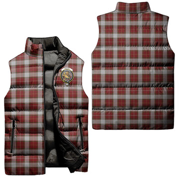 MacFie Dress Tartan Sleeveless Puffer Jacket with Family Crest