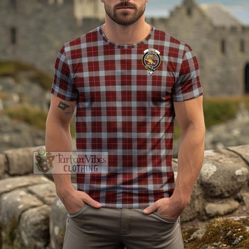 MacFie Dress Tartan Cotton T-Shirt with Family Crest