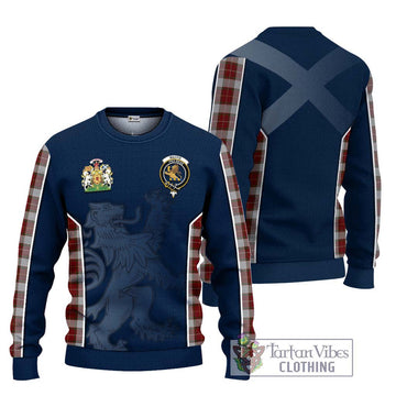 MacFie Dress Tartan Ugly Sweater with Family Crest and Lion Rampant Vibes Sport Style