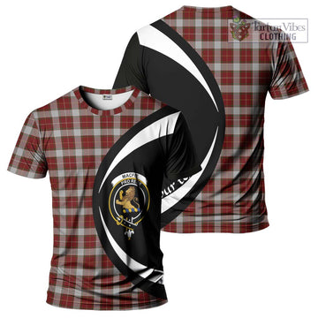 MacFie Dress Tartan T-Shirt with Family Crest Circle Style