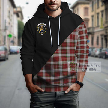 MacFie Dress Tartan Hoodie with Family Crest and Military Logo Style