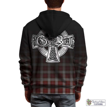 MacFie Dress Tartan Hoodie Featuring Alba Gu Brath Family Crest Celtic Inspired