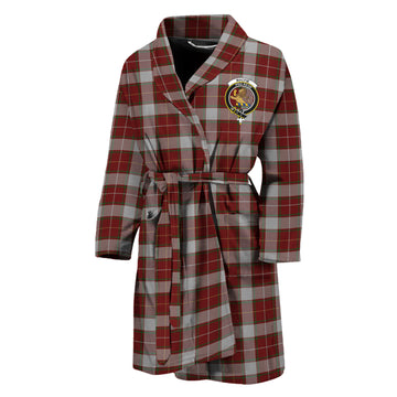 MacFie Dress Tartan Bathrobe with Family Crest