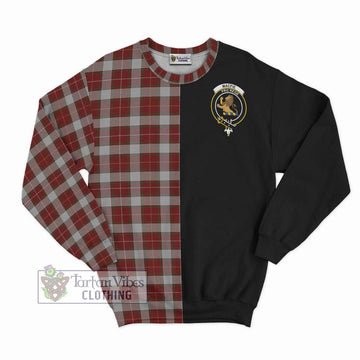 MacFie Dress Tartan Sweatshirt with Family Crest and Half Of Me Style