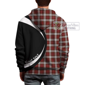 MacFie Dress Tartan Hoodie with Family Crest Circle Style