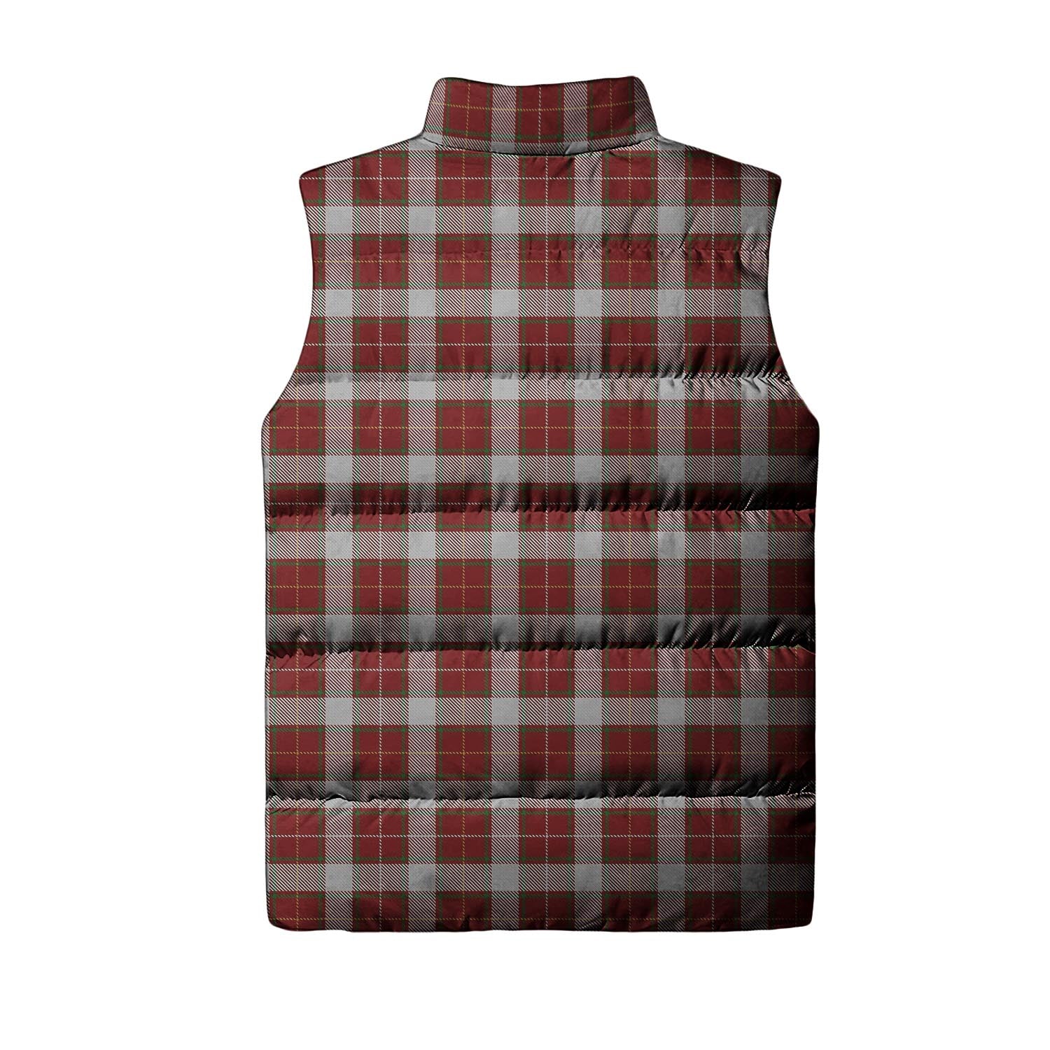 MacFie Dress Tartan Sleeveless Puffer Jacket with Family Crest - Tartanvibesclothing