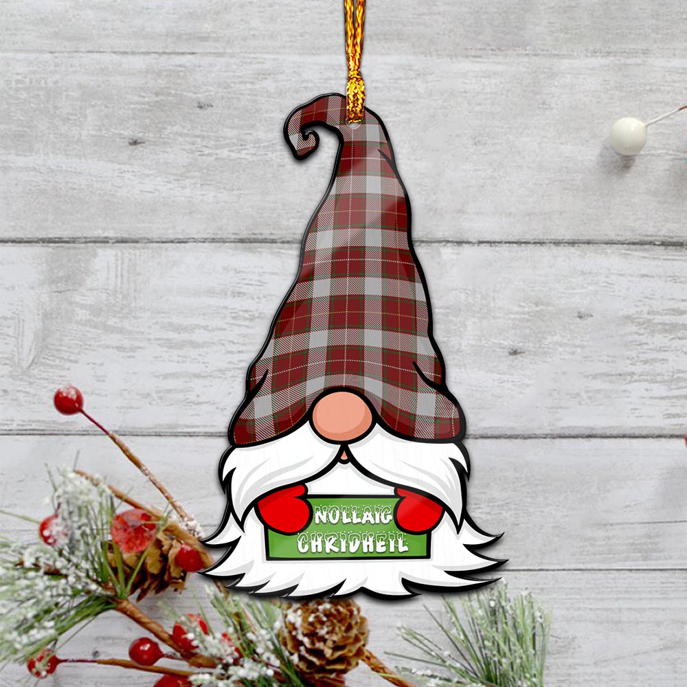 MacFie Dress Gnome Christmas Ornament with His Tartan Christmas Hat - Tartan Vibes Clothing