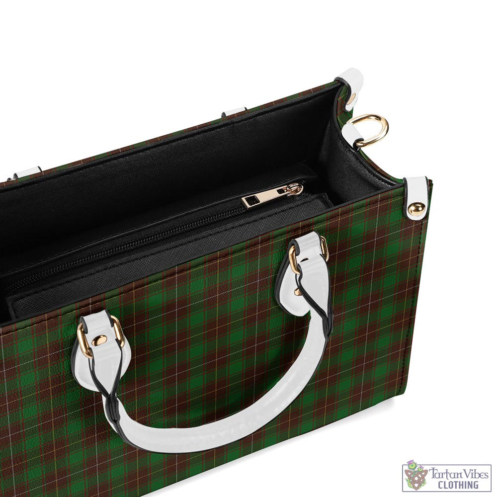 Tartan Vibes Clothing MacFie Hunting Tartan Luxury Leather Handbags