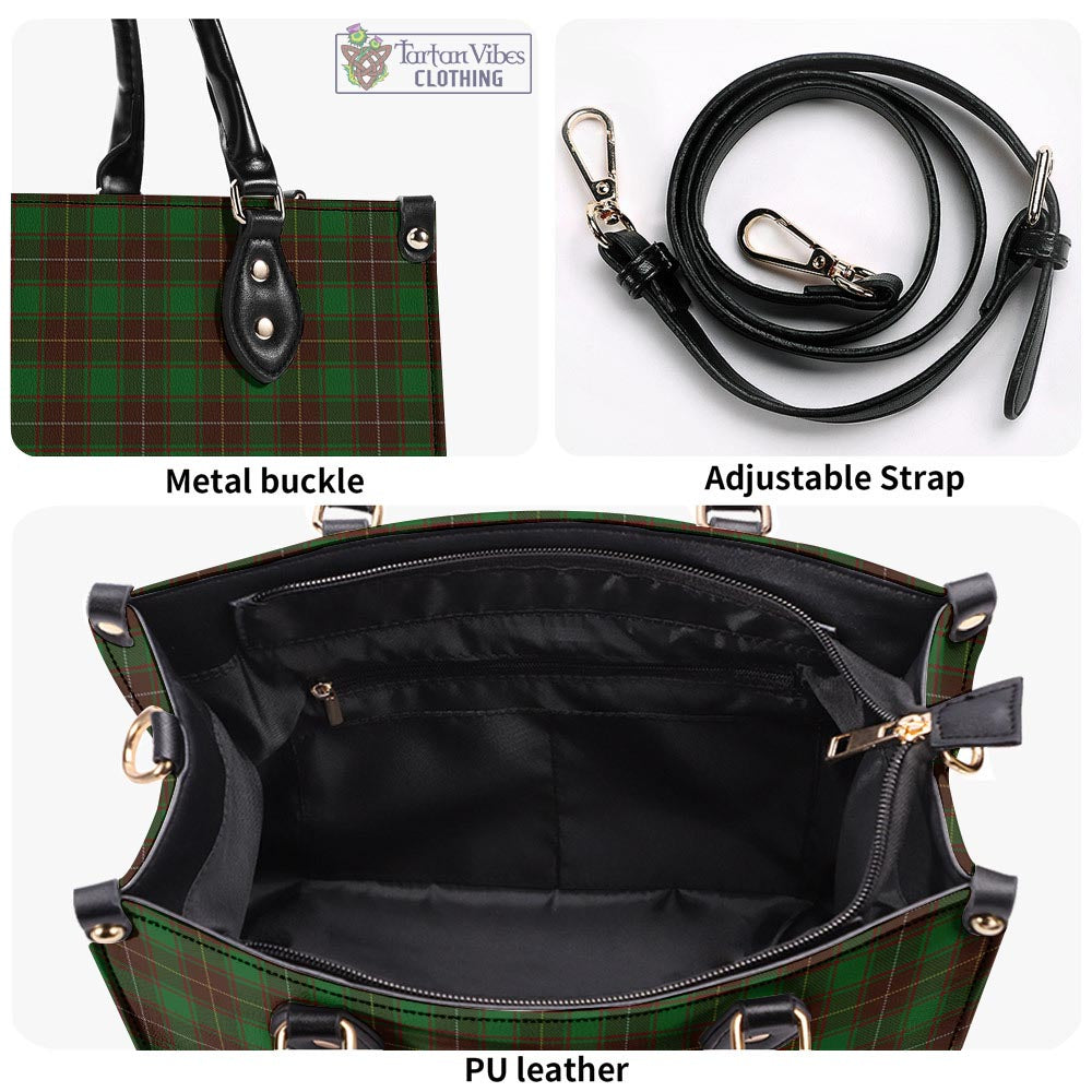 Tartan Vibes Clothing MacFie Hunting Tartan Luxury Leather Handbags