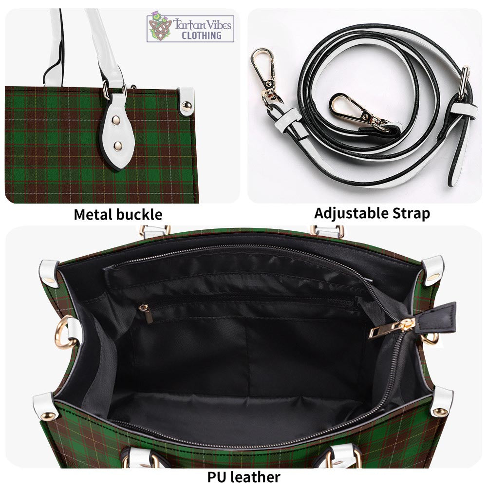 Tartan Vibes Clothing MacFie Hunting Tartan Luxury Leather Handbags