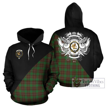 MacFie Hunting Tartan Hoodie with Family Crest and Military Logo Style