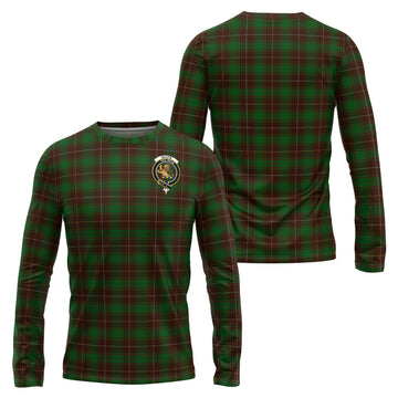 MacFie Hunting Tartan Long Sleeve T-Shirt with Family Crest