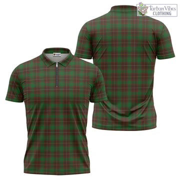 MacFie Hunting Tartan Zipper Polo Shirt