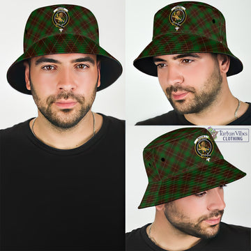 MacFie Hunting Tartan Bucket Hat with Family Crest