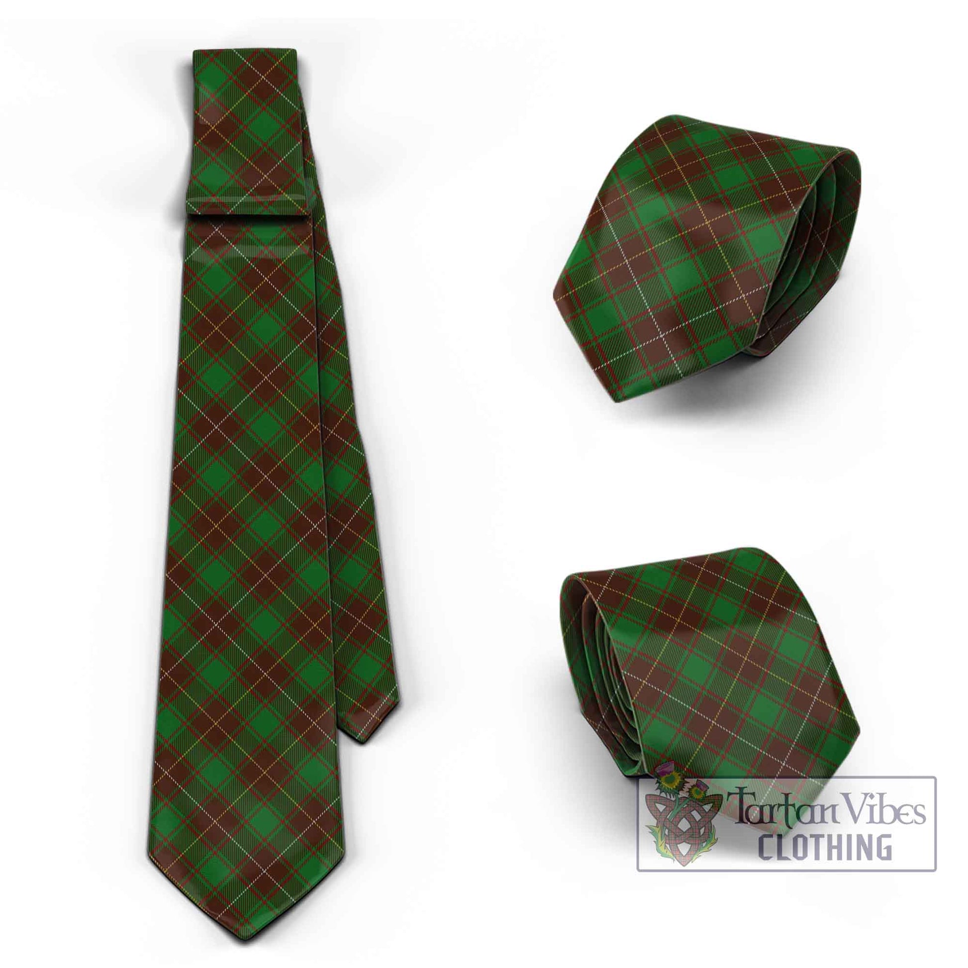 Tartan Vibes Clothing MacFie Hunting Tartan Classic Necktie Cross Style