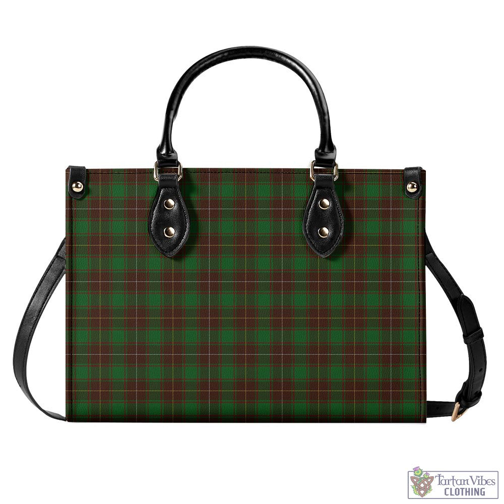 Tartan Vibes Clothing MacFie Hunting Tartan Luxury Leather Handbags