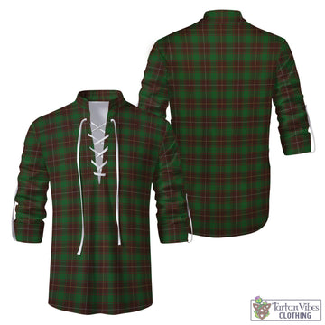 MacFie Hunting Tartan Men's Scottish Traditional Jacobite Ghillie Kilt Shirt