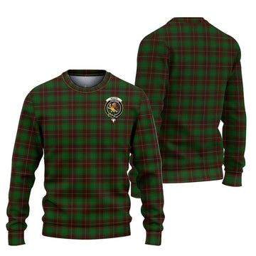 MacFie Hunting Tartan Ugly Sweater with Family Crest