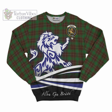 MacFie Hunting Tartan Sweatshirt with Alba Gu Brath Regal Lion Emblem