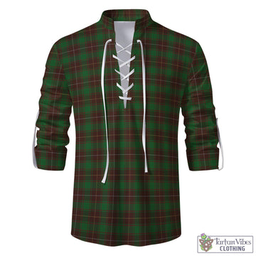 MacFie Hunting Tartan Men's Scottish Traditional Jacobite Ghillie Kilt Shirt